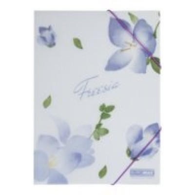 Папка на гумках, А4, матовий непрозорий пластик, ARABESKI, світло-бузковий BM.3908-26