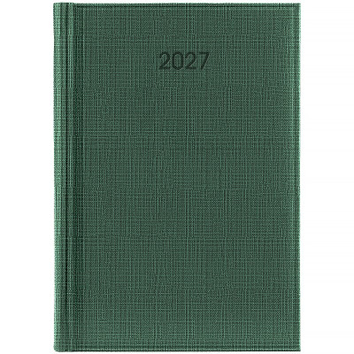 Ежедневник 2027 Стандарт Linetta слп/т зеленый
