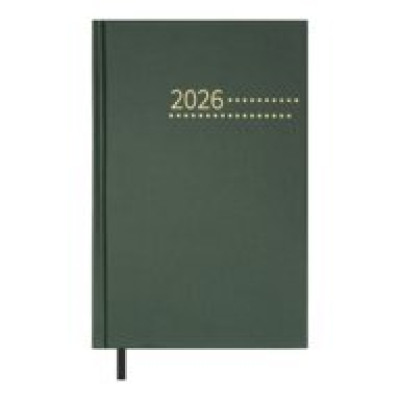 Щоденник дат. 2026 ZEST, A5, зелений, бумвініл BM.21167-04