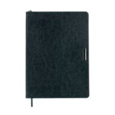 Щоденник недат. SALERNO, L2U, А4, зелений, штуч.шкіра, 336 стор BM.20990-04