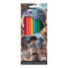 Олівці кольорові ANIME, тригранний корпус, 12 кольорів, KIDS Line