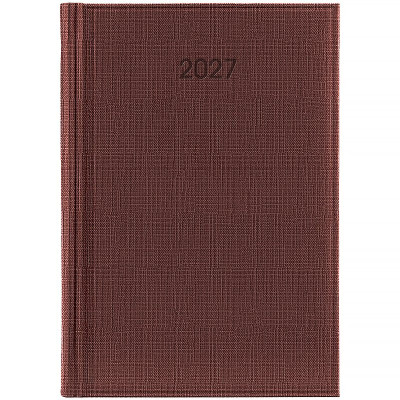Ежедневник 2027 Стандарт Linetta слп/т бордовый