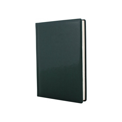 Ежедневник недатированный, Optima GLOSS, кремовый блок, линия, зеленый, A5 - O25402-04 Optima