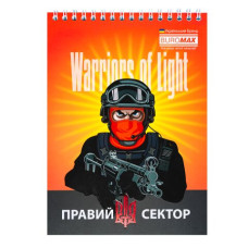 Блокнот на пружині зверху PATRIOT 