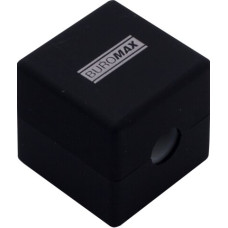 Стругачка CUBE, RUBBER TOUCH, 1 відп., контейнер, пластик. корпус, 1шт. у блістері