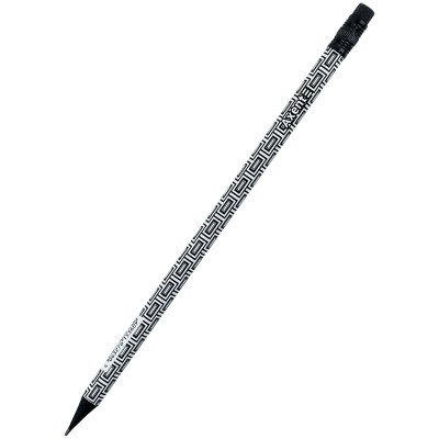 Карандаш графитный Axent 9009, HB, тубус, Deco