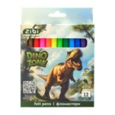 Фломастери, 12 к., DINO, KIDS Line Фломастери, 12 к., DINO, KIDS Line