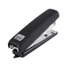 Степлер пластиковый, RUBBER TOUCH, 12 л., (скобы №10), 107х25х54 мм, черный