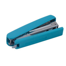 Степлер пластиковый, RUBBER TOUCH, 12 л., (скобы №10), 107х25х54 мм, черный