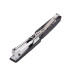 Степлер пластиковый, RUBBER TOUCH, 12 л., (скобы №10), 107х25х54 мм, черный - BM.4128-01 Buromax