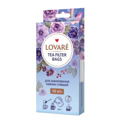 Фильтр-пакеты для чая, 50 шт, LOVARE lv.15693