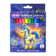 Фломастери, 12 к., UNICORN, KIDS Line Фломастери, 12 к., UNICORN, KIDS Line