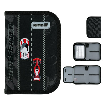 Пенал Kite 1 отд., 1 отв., без наполнения 621 Race&Win