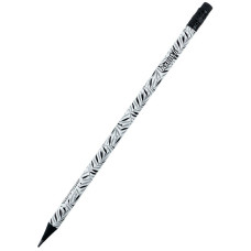 Карандаш графитный Axent 9009, HB, тубус, Black Leaves