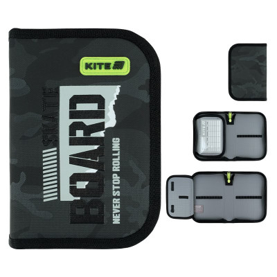 Пенал Kite 1 отд., 1 отв., без наполнения621 SK8 Board