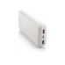 Мобільна батарея (Power Bank) Optima 4107, 20 000 mAh, 2*USB output, 5V 2.1A, колір білий - O74107 Optima Мобільна батарея (Power Bank) Optima 4107, 20 000 mAh, 2*USB output, 5V 2.1A, колір білий - O74107 Optima