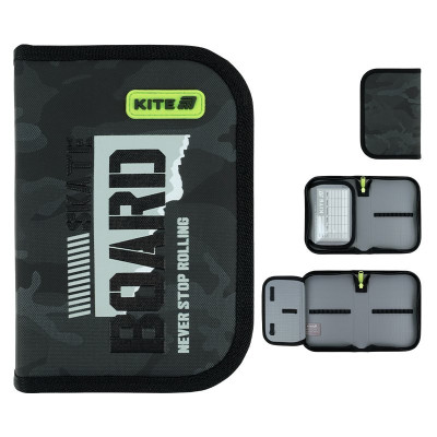 Пенал Kite 1 отд., 1 отв., без наполнения621 SK8 Board