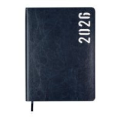 Щоденник дат. 2026 MIND, A5, синій, штучна шкіра