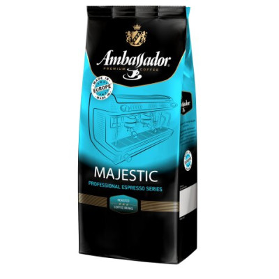 Кофе в зернах Ambassador Majestic, пакет 1000г*6 (PL) am.52088