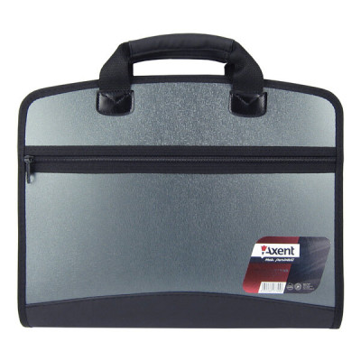 Портфель А4 на 4 відділення, сірий металік - 1621-11-A Axent