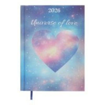 Щоденник дат. поліграфічний ROMANTIC 2026, A5, бірюзовий BM.2170-06