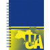 Книга для нотаток А6, 96 арк., пружина, кл., тв. лам. палітурка - BM.2422 Buromax