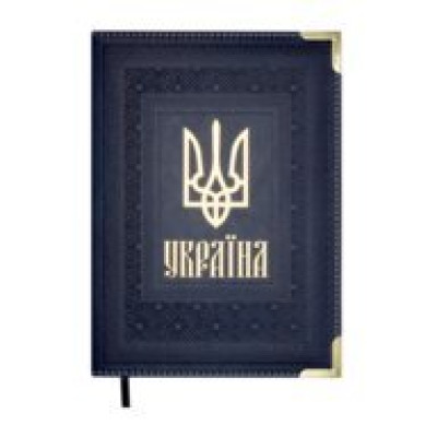 Щоденник недат. STATUT, A5, синій, штуч. шкіра/поролон, 336 стор BM.20480-02