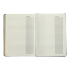 Щоденник недат. SALERNO, L2U, А4, червоний, штучна шкіра