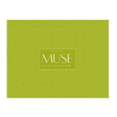 Альбом для ескізів А4+ 40л 115 г/м2 Muse 065 відрив. - 634230
