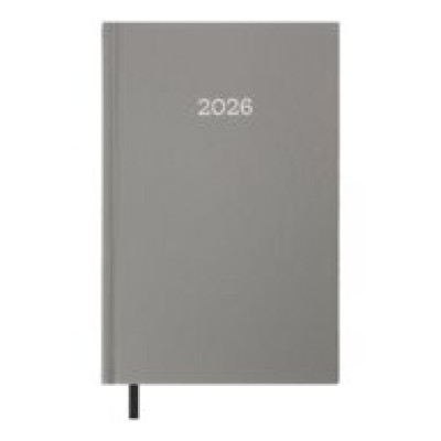 Щоденник дат. 2026 SIMPLE, A5, сірий, бумвініл BM.21166-09