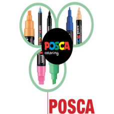Маркер uni POSCA 0.9-1.3мм, чорний