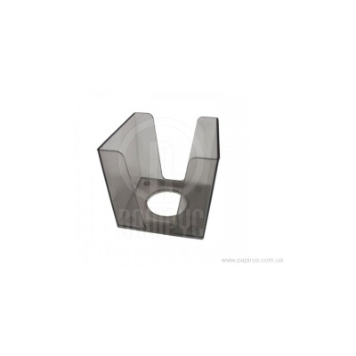 Підставка під папір для нотаток Economix, 90х90х90 мм, пластик, димчата - E32603-17 Economix