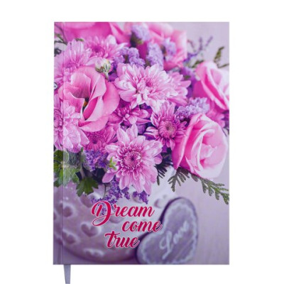 Ежедневник недатированный ROMANTIC, A5, розовый BM.2040-10