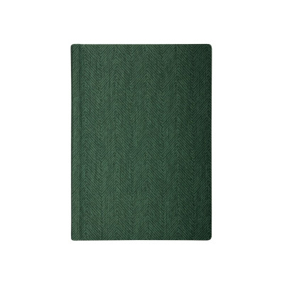 Ежедневник недатированный, TWEED, зеленый, А5, кремовый блок, клетка - O25410-04 Optima