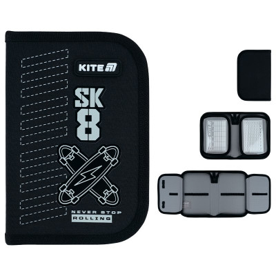 Пенал Kite 1 отд., 2 отв., без наполнения 622 Skate