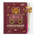 Набір 3 - BEAR TOY блокнот А6, 64 л., клітинка + 2 кулькові ручки автоматичні, KIDS Line ZB.12721.3