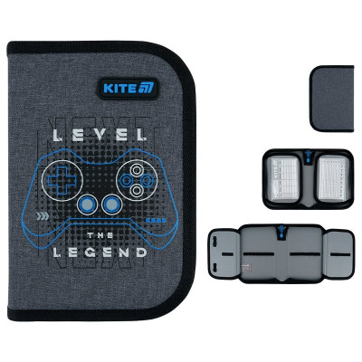 Пенал Kite 1 отд., 2 отв., без наполнения 622 Level UP