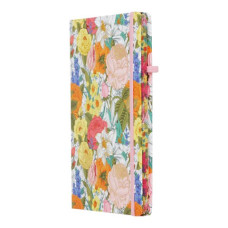 Книжка записна ROSE, на гумці, А5, 80 арк., клітинка., офсет крем., тв.лам.обл., рожева