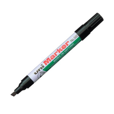 Маркер uni MARKER, 1-5мм, чорний NO.580B SHRINK BLACK