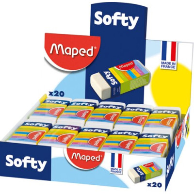 Ластик SOFTY в картонном держателе MP.511790