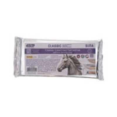Глина самозастигаюча CLASSIC, 500 г, біла