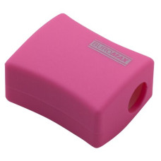 Стругачка ALFA, RUBBER TOUCH, 2 відп., контейнер, пластик. корпус, асорти