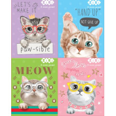 Блокнот на пружині зверху KITTY, А7, 40 арк., карт.обкл., KIDS Line