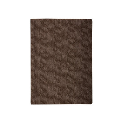 Ежедневник недатированный, TWEED, коричневый, А5, кремовый блок, клетка O25410-07