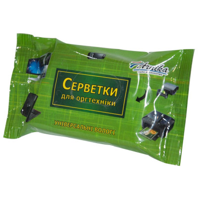 Салфетки влажные для оргтехники универсальные, 15шт. - 30665 Арника