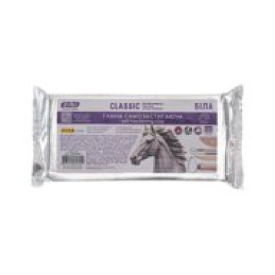Глина самозастигаюча CLASSIC, 1 кг, біла