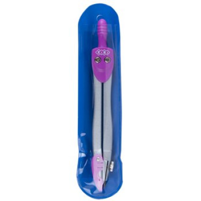 Циркуль в мягком PVC чехле, розовый, KIDS Line ZB.5390-10