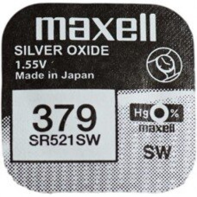 Батарейка Maxell 379 (521) (1/10) 9258