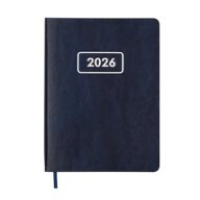 Щоденник дат. 2026 MEMORY, A5, синій, штучна шкіра BM.21151-02