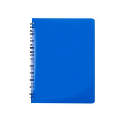 Зошит для нотаток GLOSS, А6, 80 арк., клітинка, пласт. обкладинка, синій - BM.24652151-02 Buromax